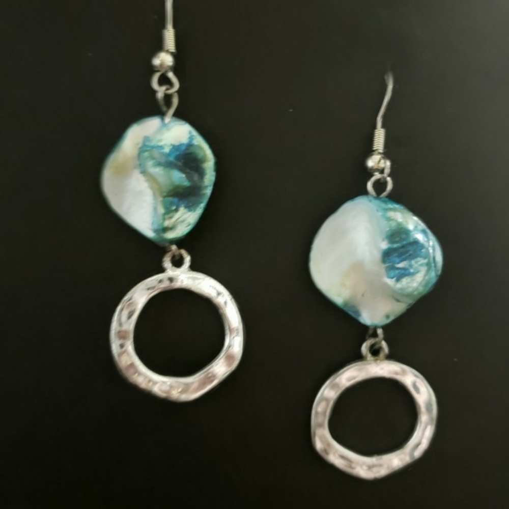 Sea Circle Earrings